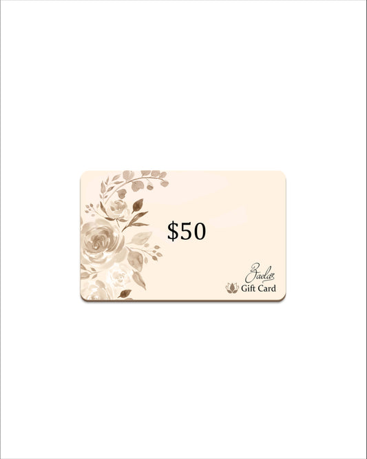 Zaela's Gift Card